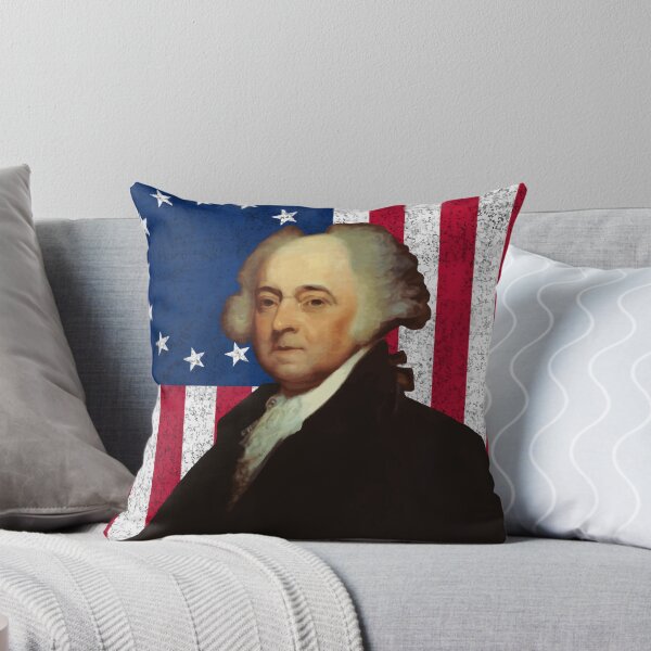 Artikelvorschau, John Adams und die amerikanische Flagge entworfen und verkauft von warishellstore.