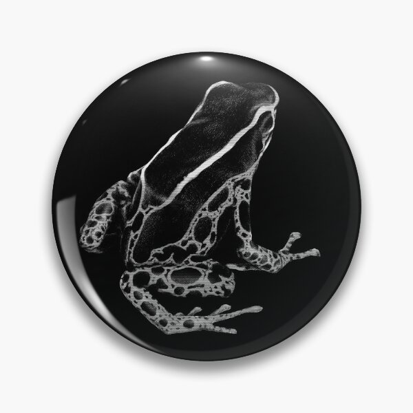 Item preview, dyeing poison dart frog (black and white version) designed and sold by MMMSdesigns.