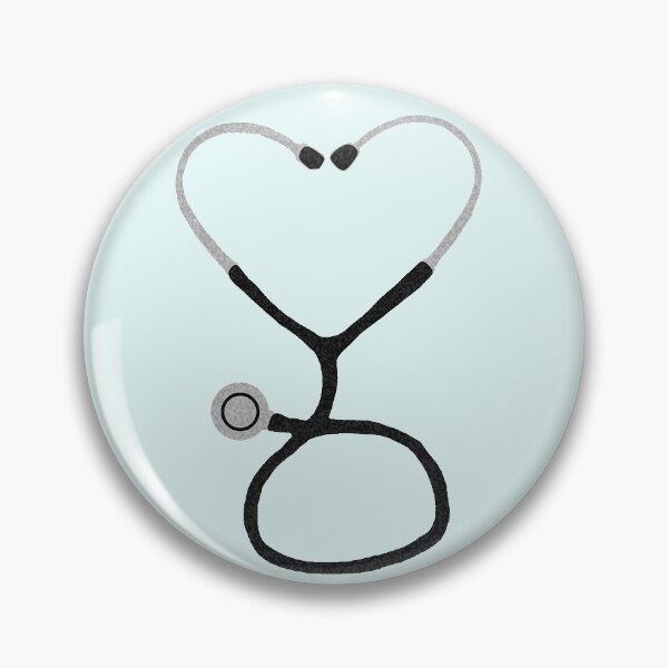 Item preview, Heart Shaped Stethoscope for Doctor or Nurse designed and sold by Amy Hadden.