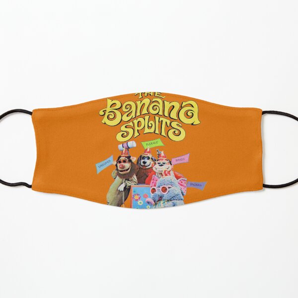 The Banana Splits Retro Cast - Drooper Fleegle Bingo Snorky Kids Mask