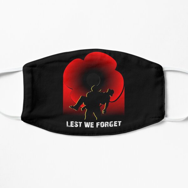 Lest We Forget Flat Mask