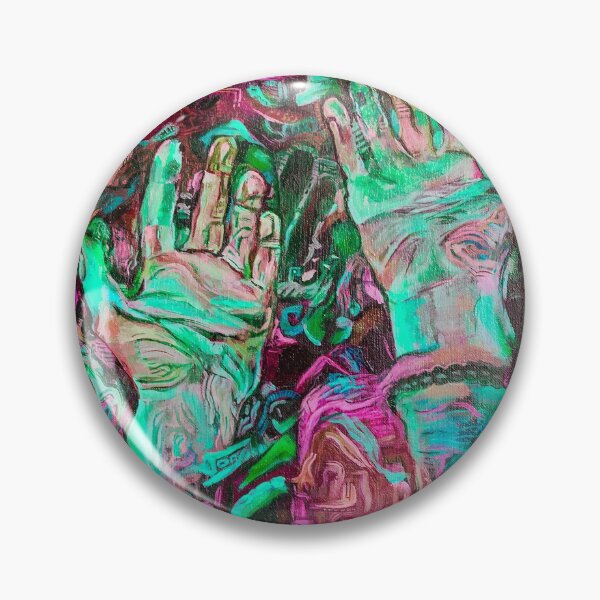 Item preview, Interdimensional Hands | Pink Edition | A Psychedelic Inspired Painting designed and sold by Jacob la Cour.