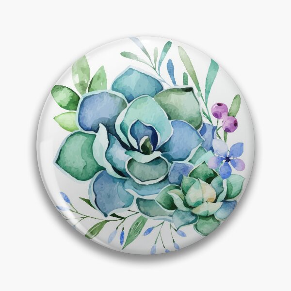 Item preview, Watercolor Succulent designed and sold by meghanmarie.