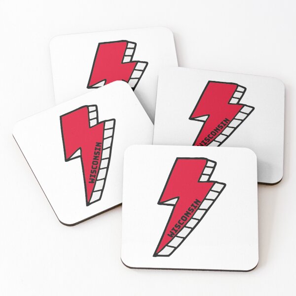 Item preview, University of Wisconsin Madison Lightning Bolt designed and sold by kkosmicki.