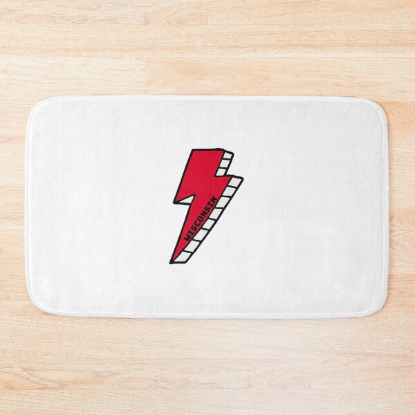 Item preview, University of Wisconsin Madison Lightning Bolt designed and sold by kkosmicki.