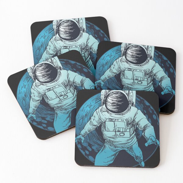 Item preview, Astronaut spacewalk with moon designed and sold by Shopwick.