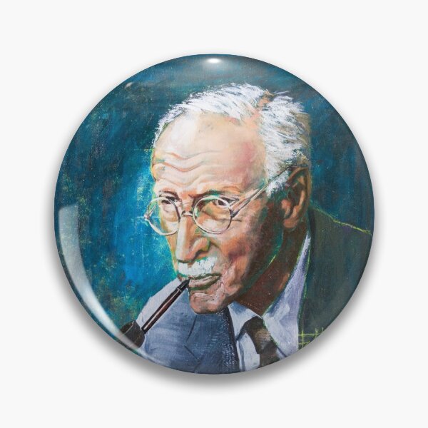 Item preview, Jung | Blue Painting of Carl Jung designed and sold by Jacob la Cour.