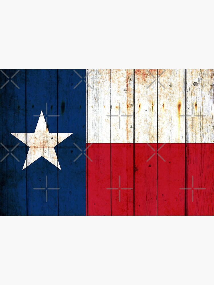 Texas Flag on Old Barn Wood by MolonLabeArt