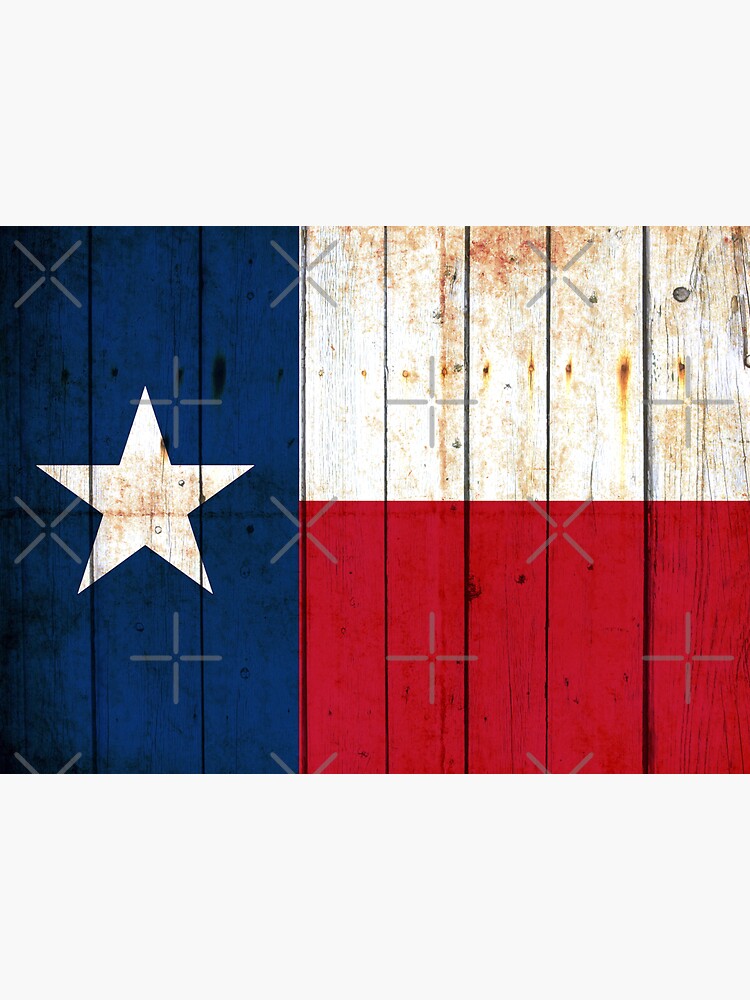 Texas Flag on Old Barn Wood by MolonLabeArt