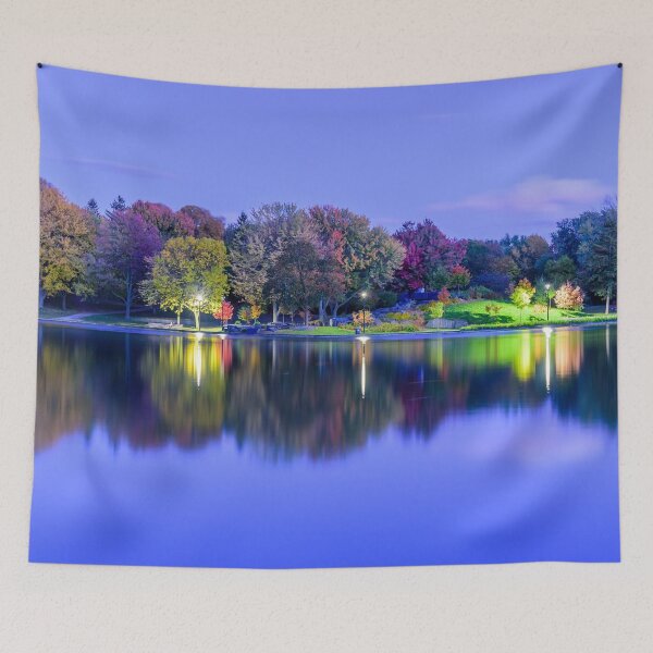 Item preview, Beaver Lake trees reflection designed and sold by RezieMart.