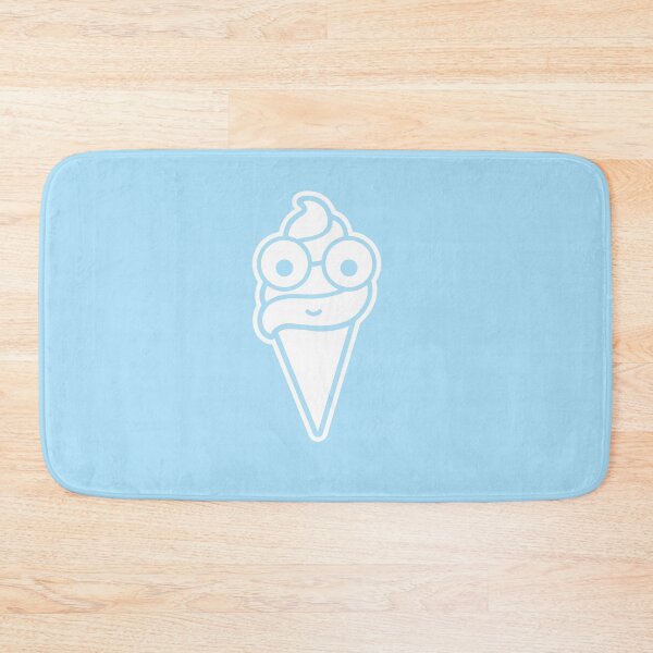 Item preview, Ice Cream Face on Blue Character Icon Cartoon designed and sold by npdstudio.
