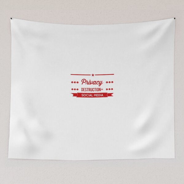 Item preview, Privacy Destruction = Social Media designed and sold by OfferHeat.