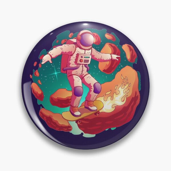 Item preview, Astronaut riding skateboard in space designed and sold by Shopwick.