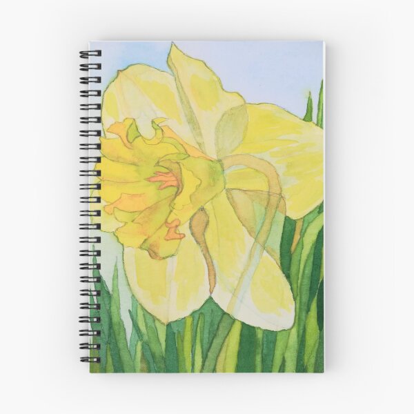 Item preview, Single watercolour daffodil painting designed and sold by esvb.