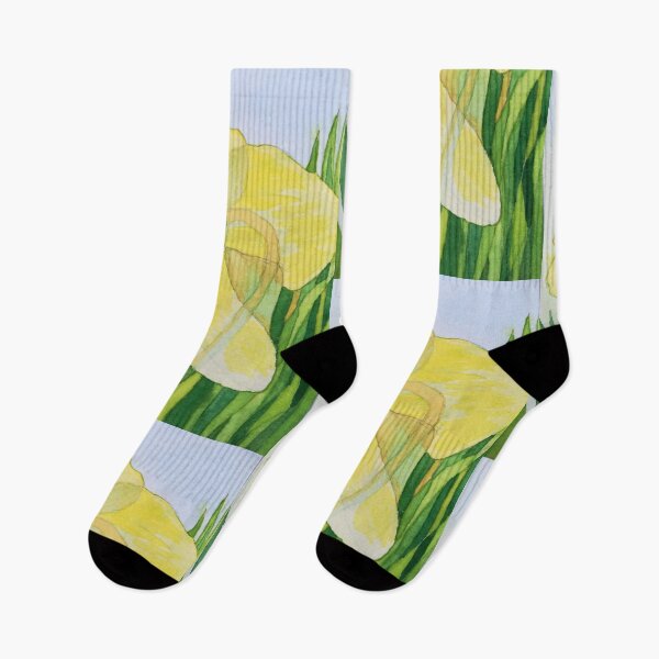 Item preview, Single watercolour daffodil painting designed and sold by esvb.