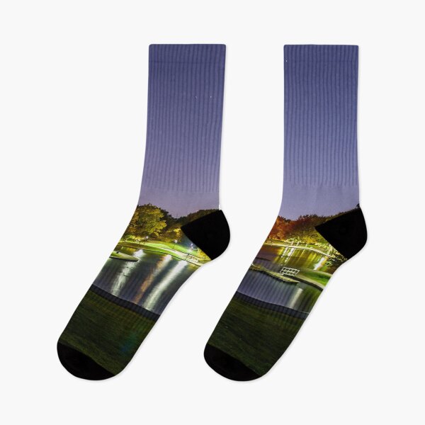 Item preview, Beaver Lake, Montreal at night designed and sold by RezieMart.