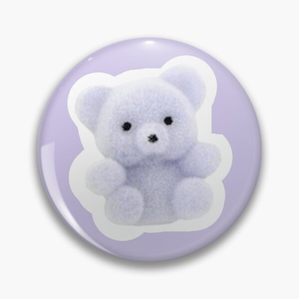 Item preview, y2k flocked bear designed and sold by sweetnsourbunny.