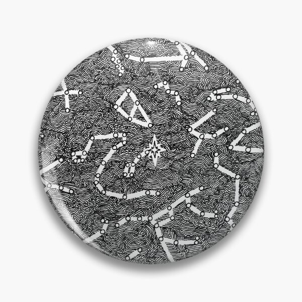 Item preview, Stars Night Sky Constellations Pattern, Macro Micro Patterns designed and sold by Anna Grunduls.
