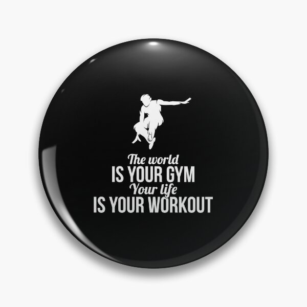 Item preview, World Is Gym Life Your Workout Parkour Gift Idea designed and sold by haselshirt.