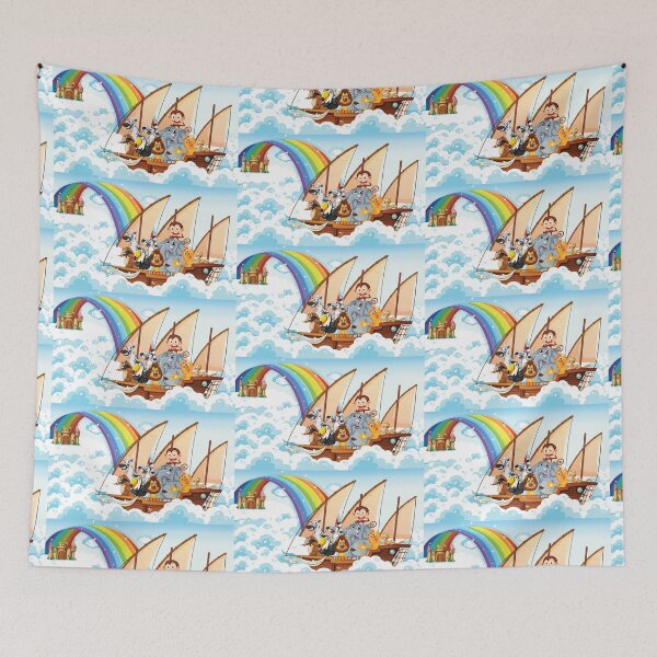 Item preview, Airship on the way to the Rainbow Castle designed and sold by Seb-Sk93.