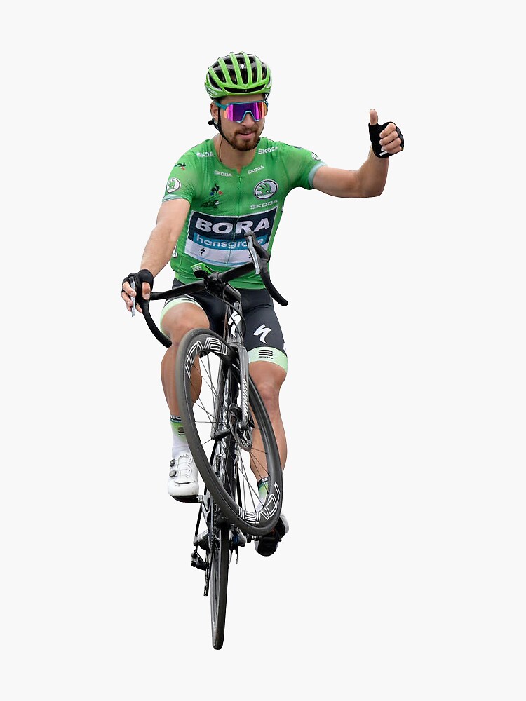 "Peter Sagan Wheelie Tour de France" Sticker by ...