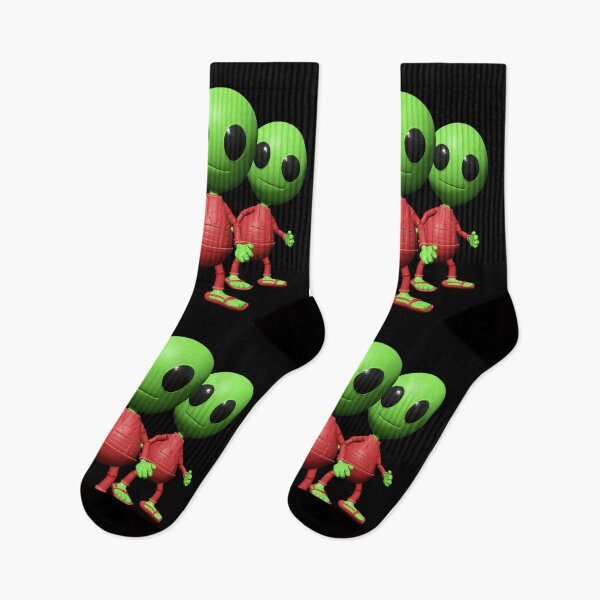 Item preview, group of cute little alien cartoon character watching designed and sold by DottedYeti.