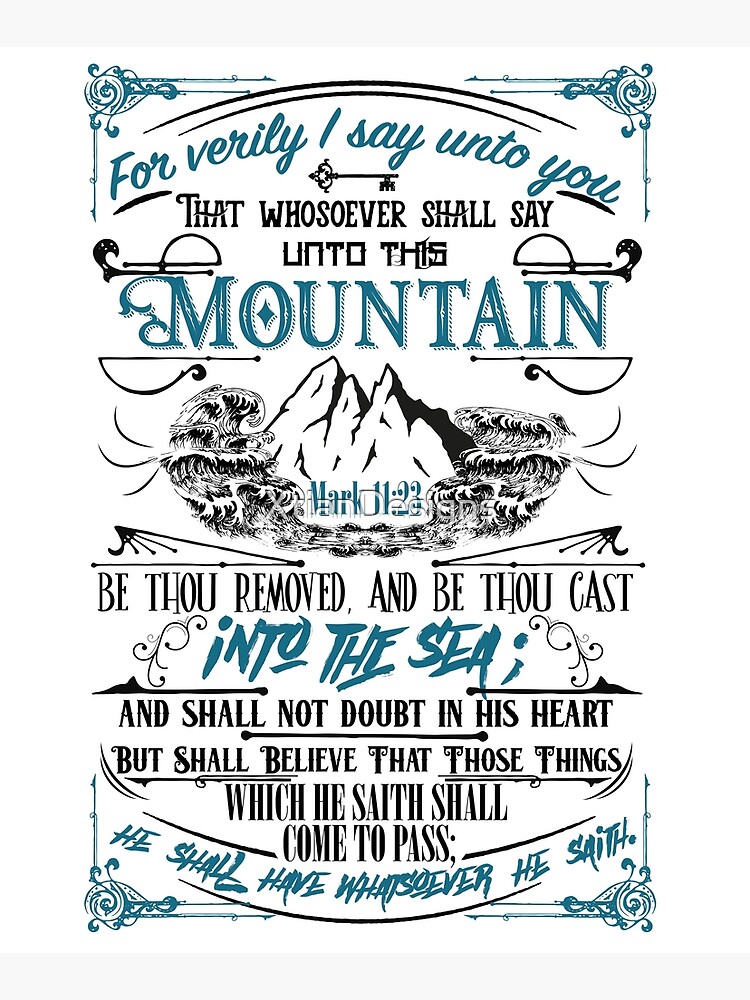 Mark 11:23 by XtianDesigns