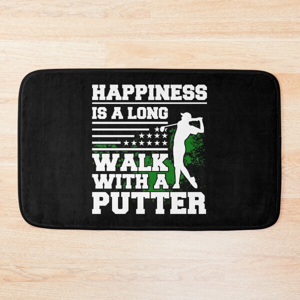 Item preview, Golf Shirt Happiness Is Long Walk With Putter Golfer Gift Tee designed and sold by haselshirt.