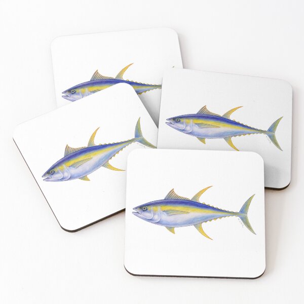 Item preview, Yellowfin Tuna (Thunnus albacares) designed and sold by Tamara Clark.