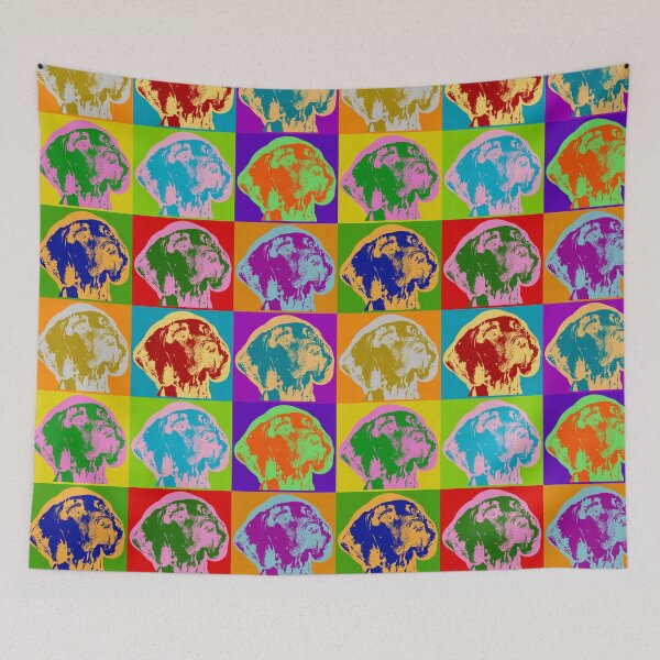 Item preview, German Shorthair Pointer Pop Art Style Colorful Design Dog Lovers Gift designed and sold by joannejgg.