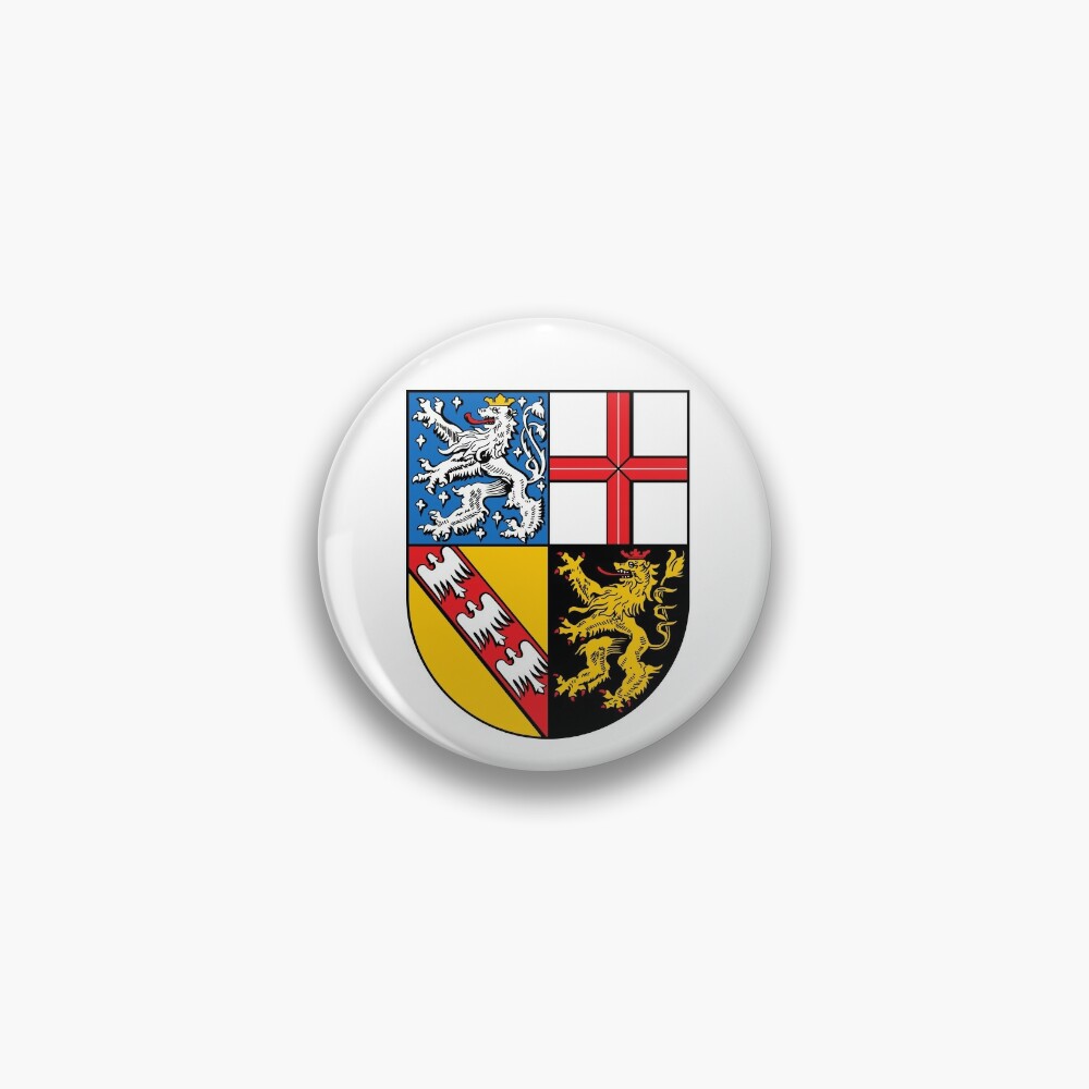 hegibaer Saarland Coat of Arms Saarbruecken Germany Europe Badge Elegant Pin Badge 0925