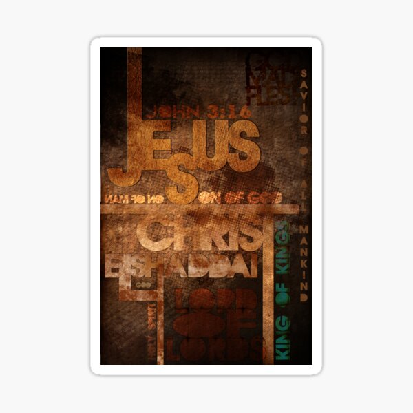 Jesus Christ- Son of God Sticker