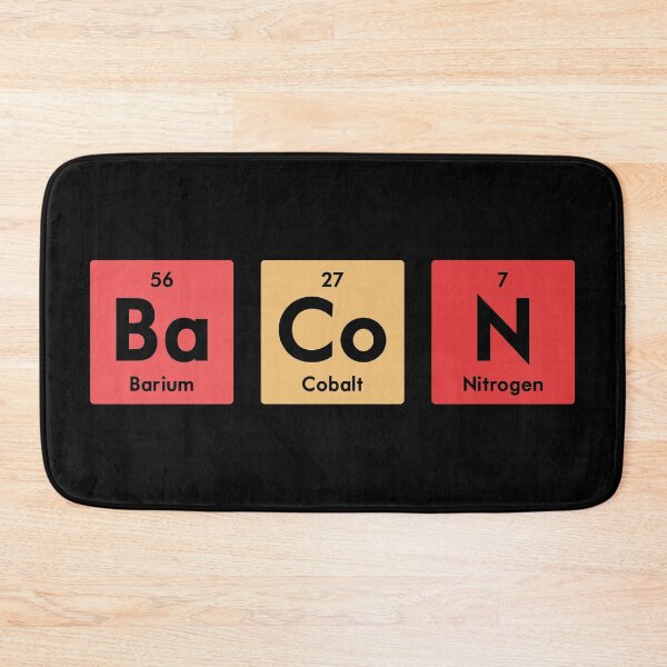 Item preview, Chemistry Periodic Table Bacon Chemist Elements Gift designed and sold by haselshirt.