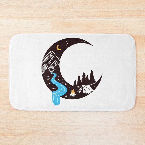 Item preview, camping at night designed and sold by Shopwick.