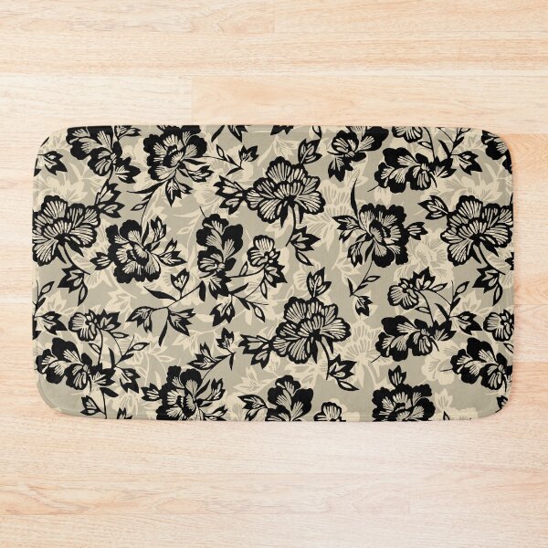 Item preview, Iwalani Vintage Hawaiian Floral - Taupe, Natural and Black designed and sold by DriveIndustries.