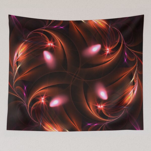 Item preview, Red Light Lumiere Swirl | Fractal Art designed and sold by Brian Kroijer.