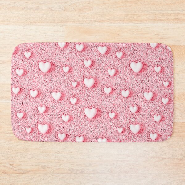 Item preview, very cute heart shape pattern in pink and white designed and sold by DottedYeti.