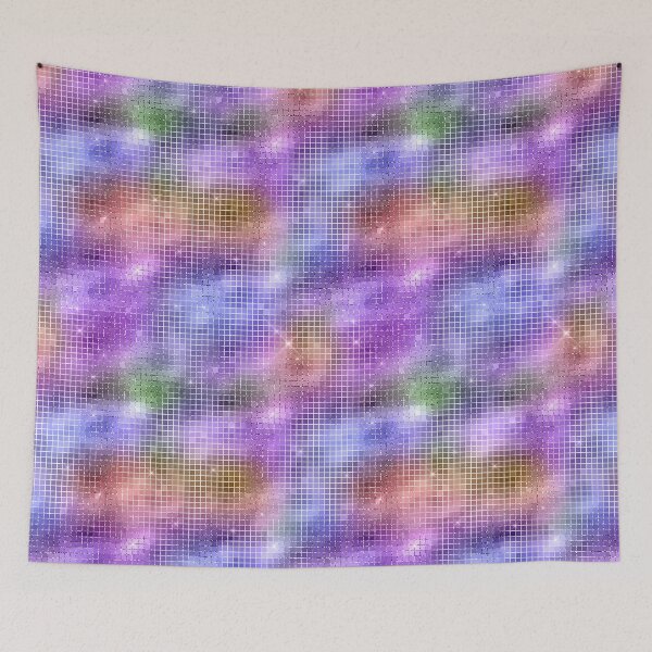 Item preview, Faux Disco Mirror Squares Colorful Rainbow Pattern designed and sold by 4Craig.