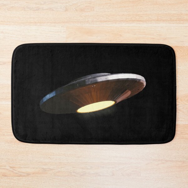 Item preview, UFO, alien spaceship with extraterrestrial visitors designed and sold by DottedYeti.