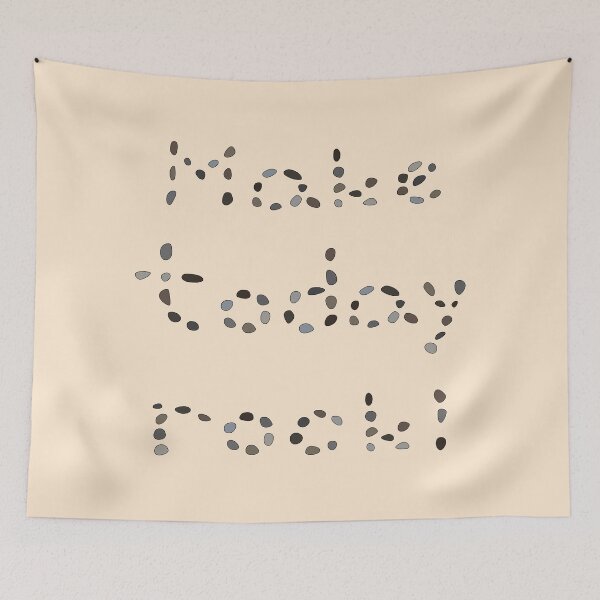 Item preview, Rock Arrangement Drawing: Make Today Rock designed and sold by Caseymakesart.
