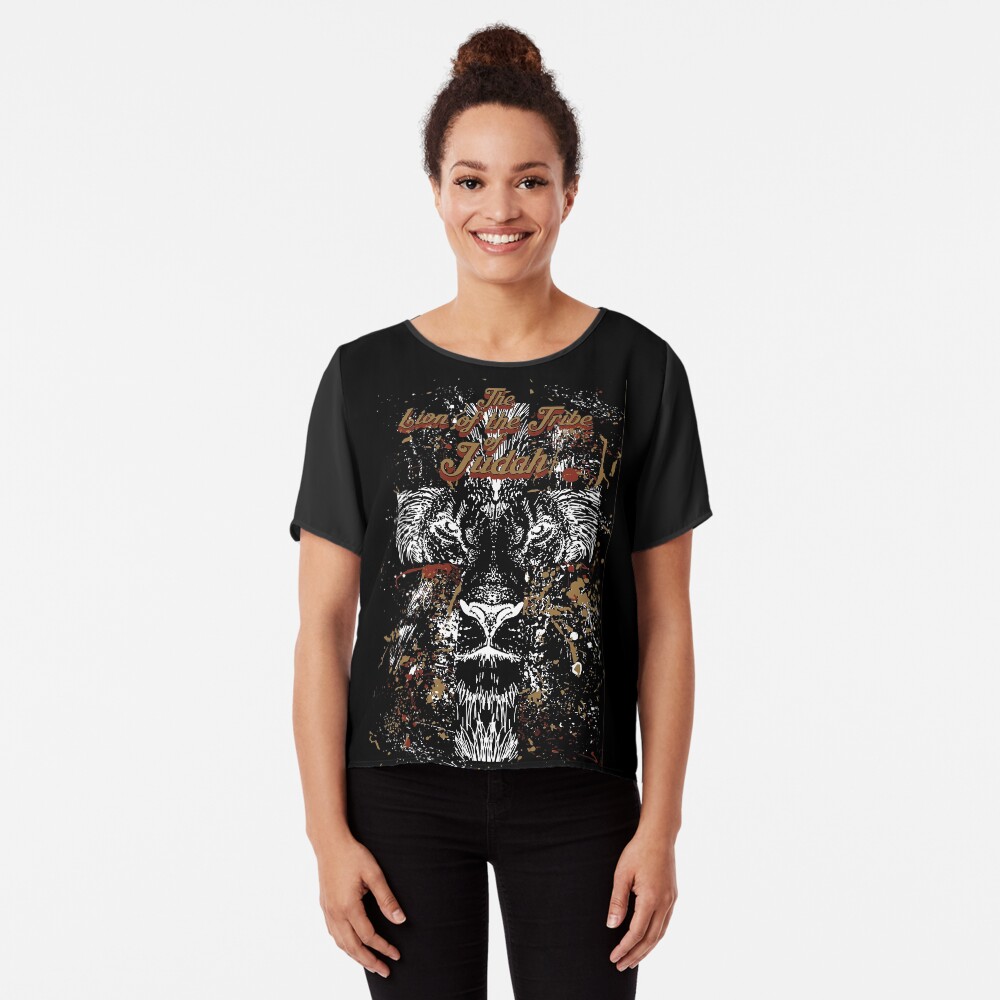 Lion of Judah Chiffon Top