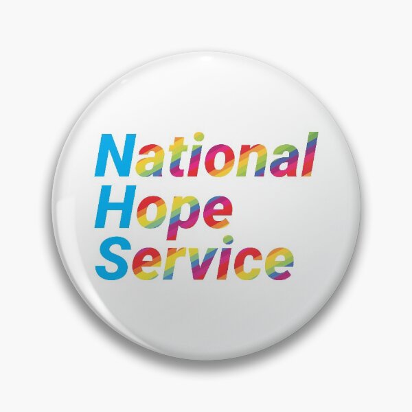 Item preview, National Hope Service (light background) designed and sold by Civil-Woke.