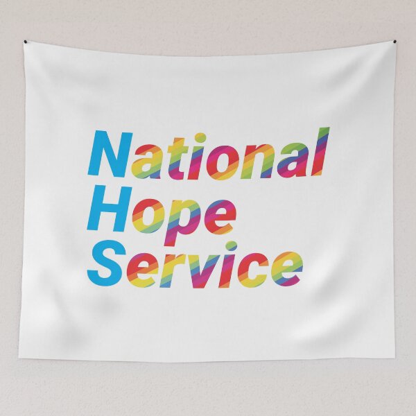 Item preview, National Hope Service (light background) designed and sold by Civil-Woke.