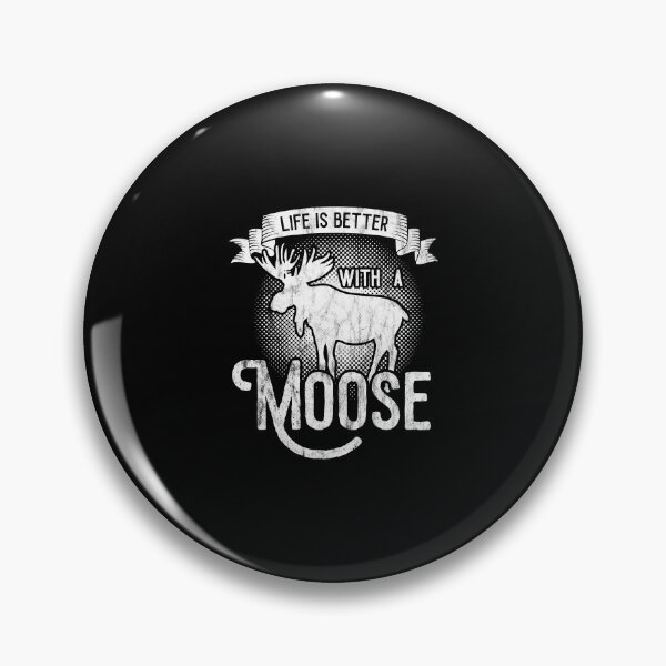 Artikelvorschau, Life Better With Moose Spirit Animal Gift Idea entworfen und verkauft von haselshirt.