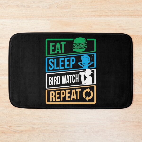 Item preview, Birds Bird Lover Eat Sleep Bird Watch Birthday Gift designed and sold by haselshirt.