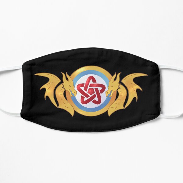 Danny Sexbang and Ninja Brian Logo Flat Mask