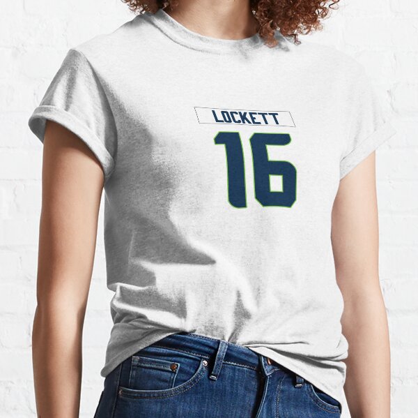 Tyler Lockett Name & Number Game Day V-Neck T-Shirt - Navy