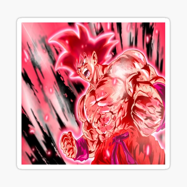 Goku Super Saiyan Blue Kaioken x20 / Surpass Your Limits | Sticker