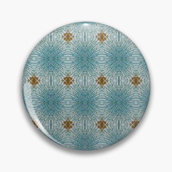 Item preview, Blue Glass Tile Abstract designed and sold by roseofgold.