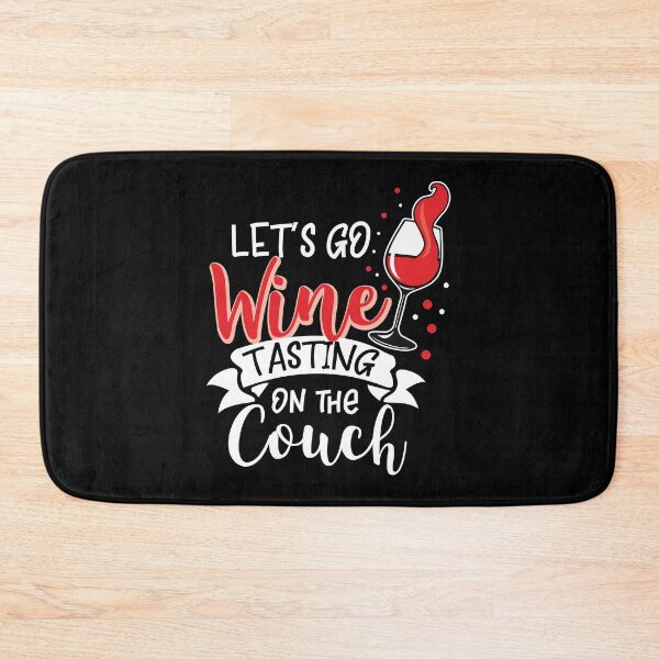 Item preview,  Wine Lover Lets go Wine tasting on the Couch Gift Idea designed and sold by haselshirt.